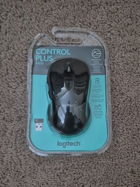 Logitech Control Plus M510 Wireless Mouse - Black